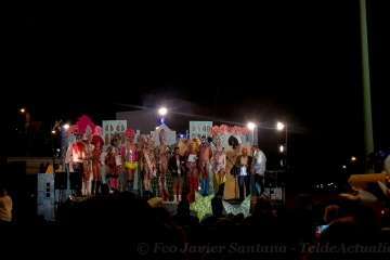 Drag Arush, reinona de las fiestas de Ayatima de Marzagán (Foto Francisco J. Santana)